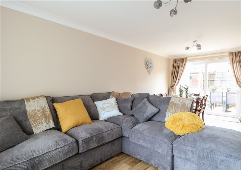 The living room at White Lion Retreat, Cromer