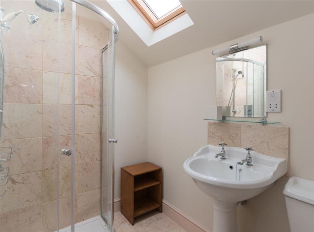 Shower room at White Lodge Cottage in Carlton Miniott, near Thirsk, North Yorkshire