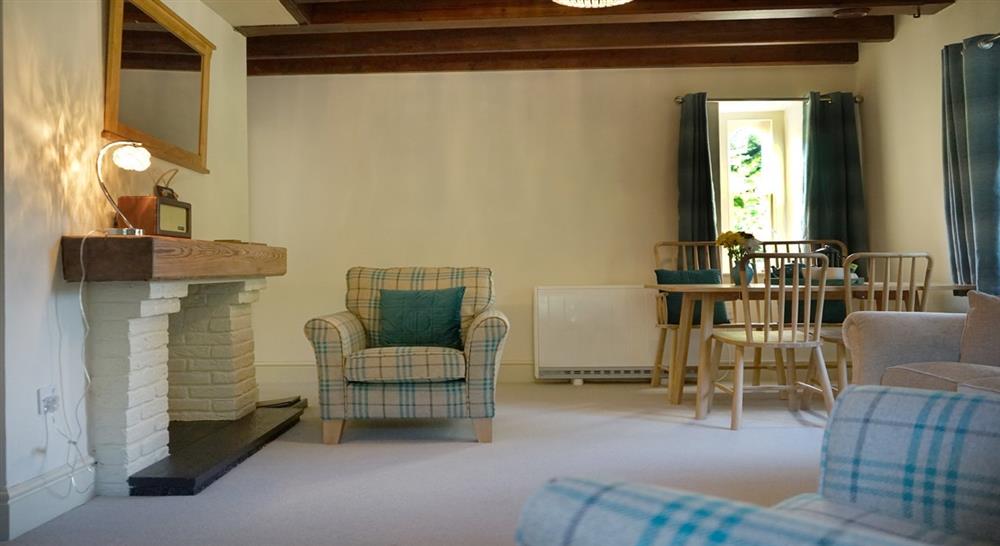 The sitting room at White Lodge in Ganllwyd, Gwynedd