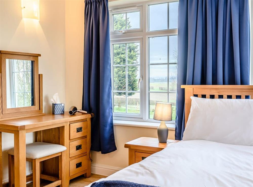 Stylish double bedroom at White Oak Cottage in Hagworthingham, near Horncastle, Lincolnshire