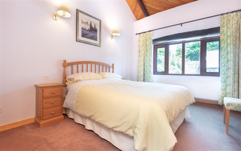 Second double bedroom with high pitched ceiling. at White Oxen Manor, Roundhouse in Rattery