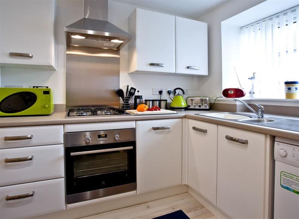 Fully appointed kitchen at White Rock in Paignton, Devon