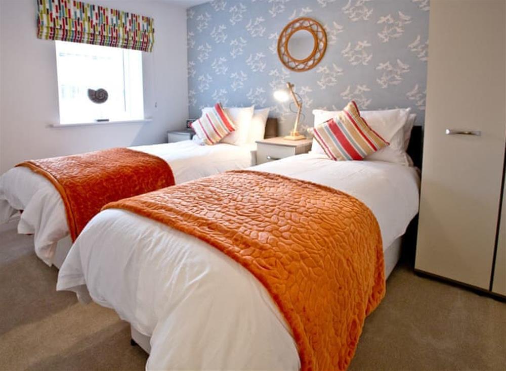 Good-sized twin bedroom at White Rock in Paignton, Devon