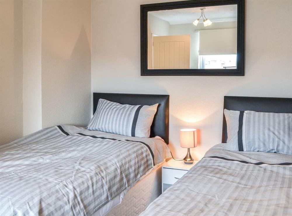 Twin bedroom at White Rose Apartment in Bridlington, North Humberside