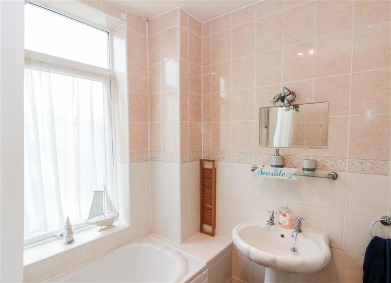This is the bathroom at White Rose Apartment, Bridlington