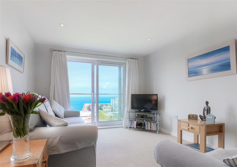 This is the living room at White Sails, Carbis Bay
