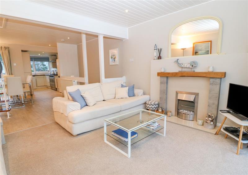 This is the living room at White Sails, Y Felinheli
