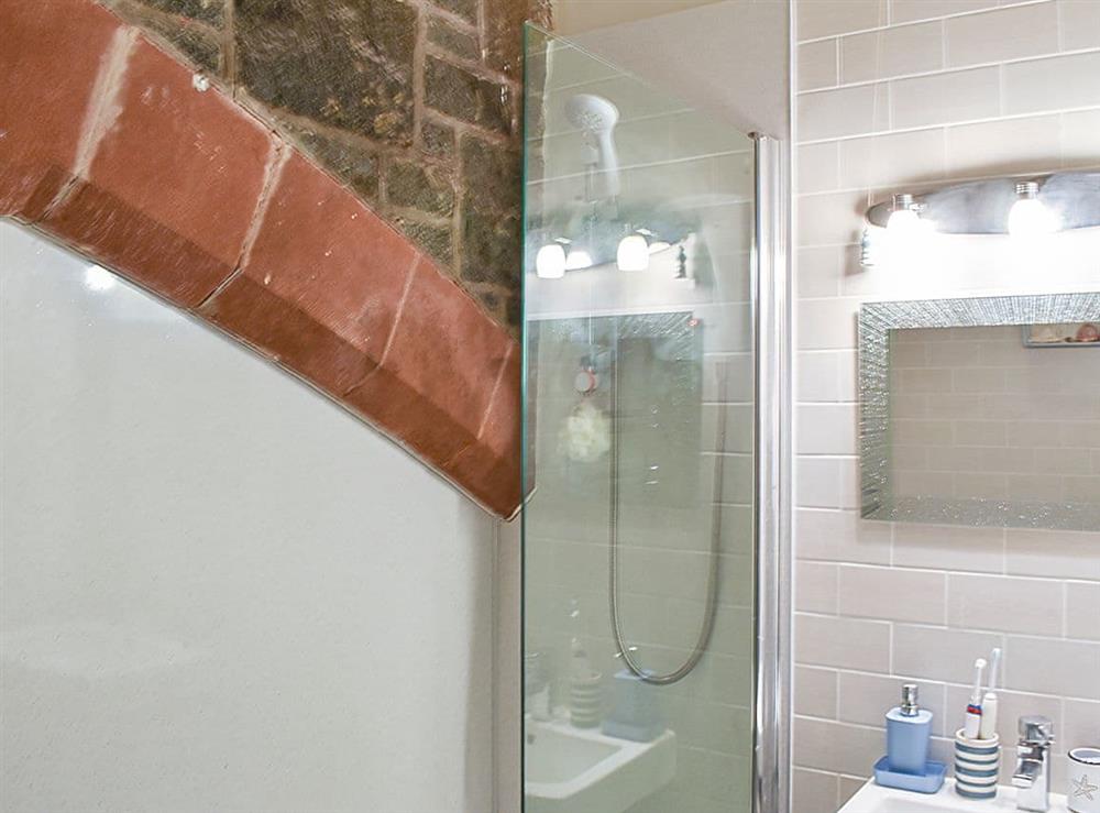 Shower room at White Sands in Criccieth, Gwynedd