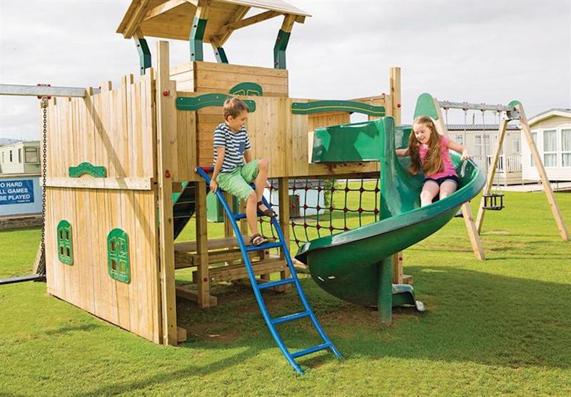 Children’s play area at White Tower Holiday Park in Llandwrog, North Wales & Snowdonia