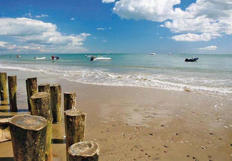 Beaches nearby (photo number 4) at Whitecliff Bay Holiday Park in , Bembridge