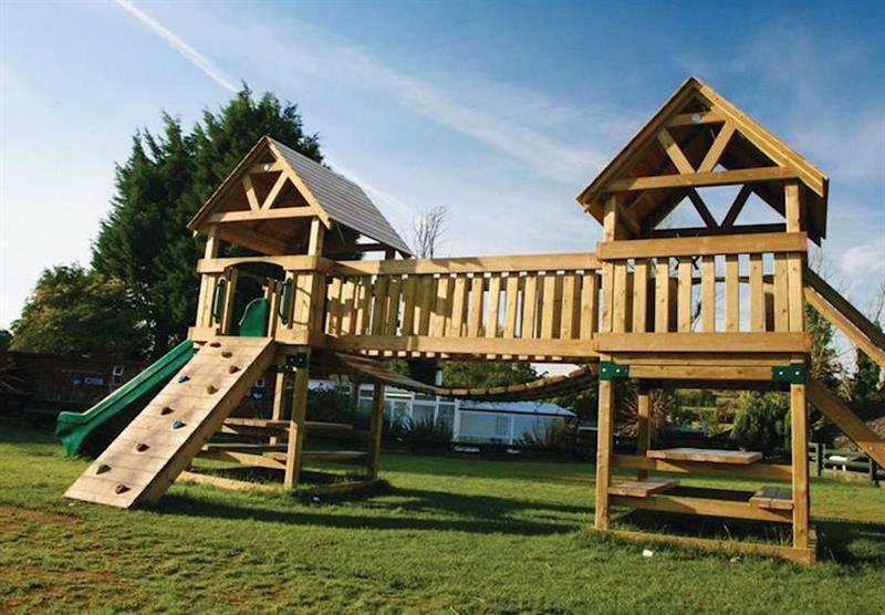 Children’s play area at Whitecliff Bay Holiday Park in , Bembridge