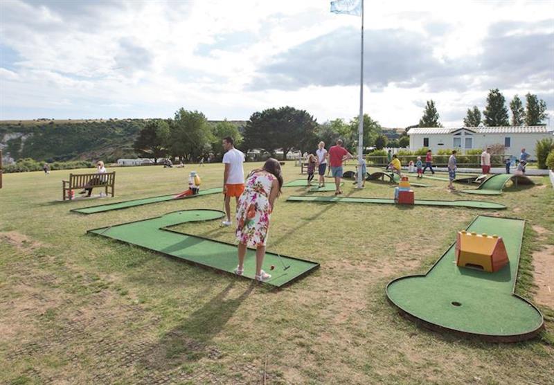 Crazy Golf at Whitecliff Bay Holiday Park in , Bembridge