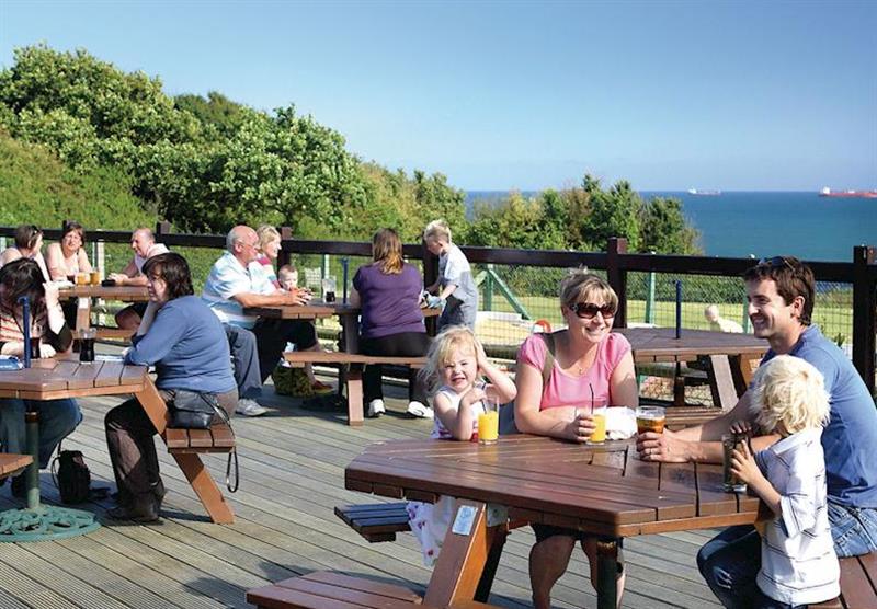 Terrace at Whitecliff Bay Holiday Park in , Bembridge