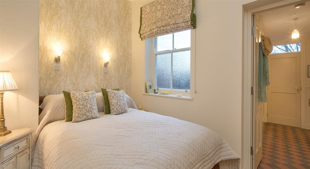 The ground floor bedroom at Whitefields Cottage in Ripon, North Yorkshire