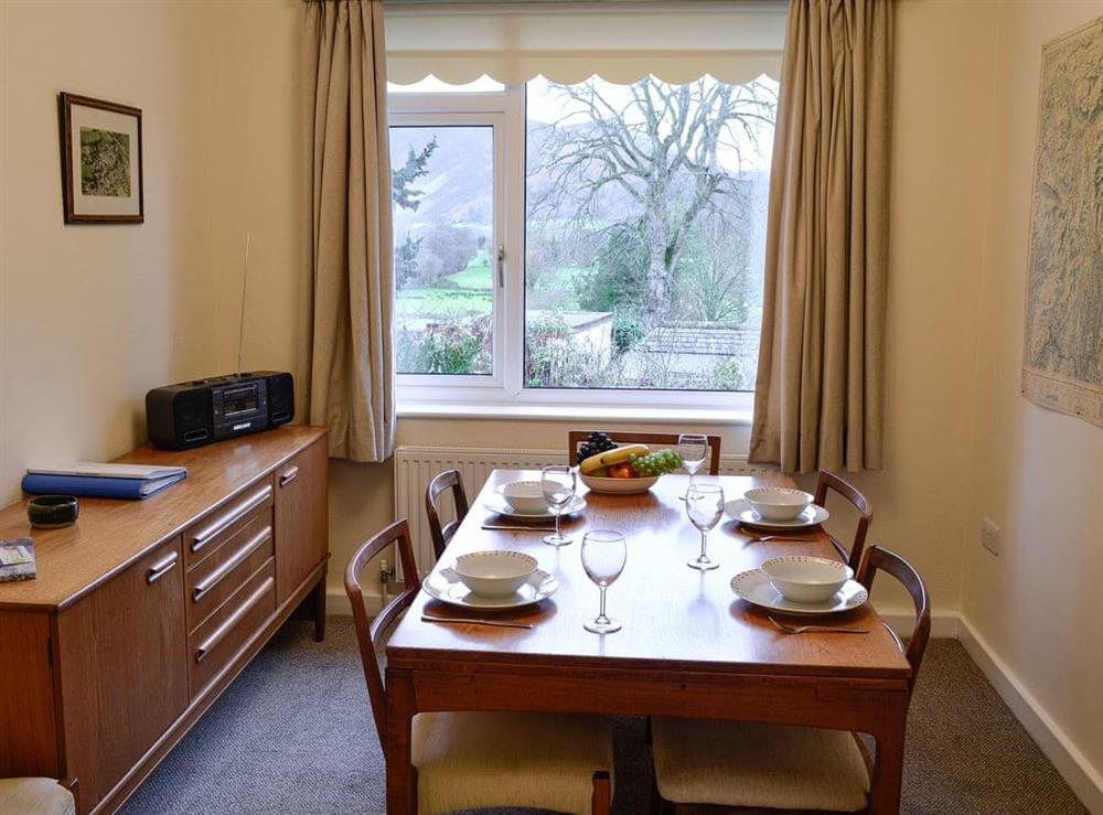 Dining room at Whitegates in Keswick, Cumbria