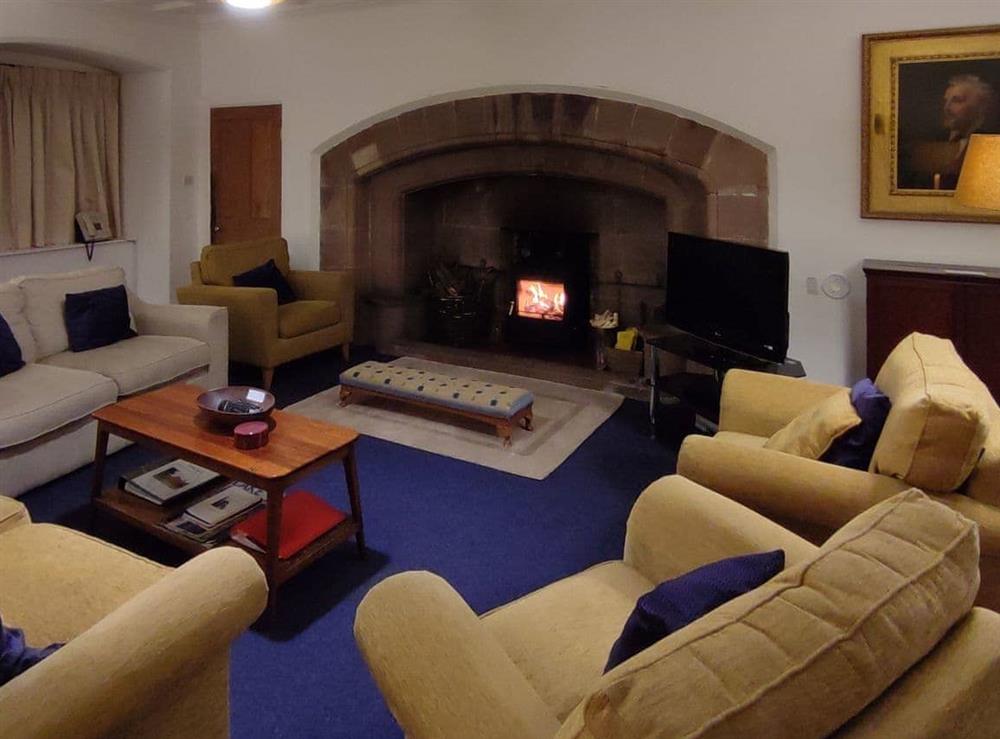 Cosy evenings in the living room at Whitehall in Mealsgate, Cumbria