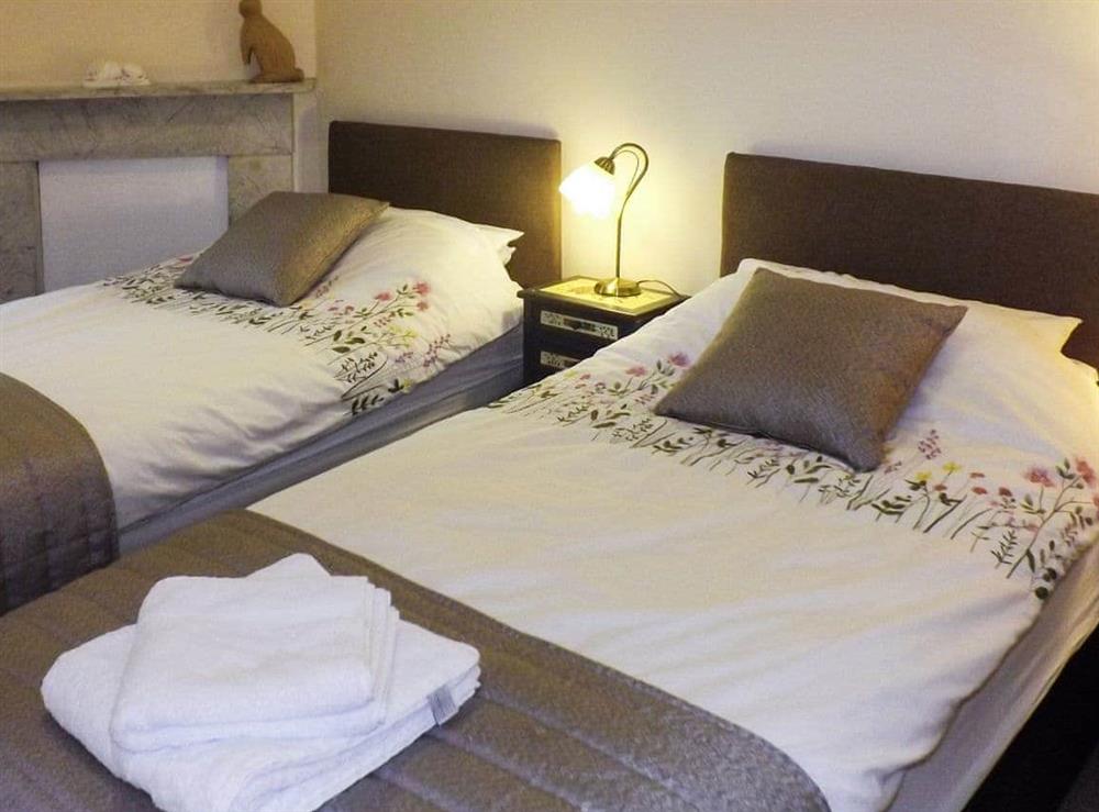 Cosy twin bedroom at Whitehall in Mealsgate, Cumbria