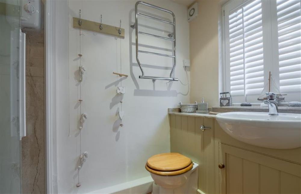 Annexe bedroom en-suite shower room at Whitehaven, Brancaster near Kings Lynn