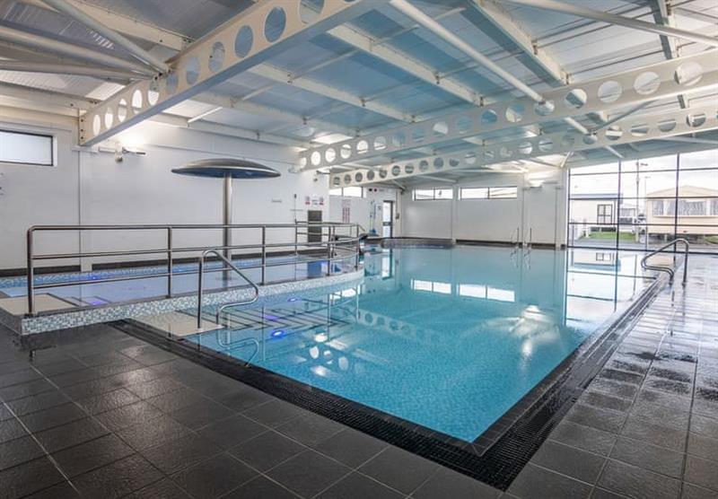 Indoor swimming pool at sister park at Whitehouse Holiday Park in Towyn, North Wales