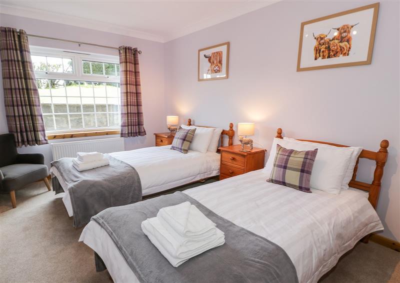 One of the 4 bedrooms at Whiteside Cottage, Darvel