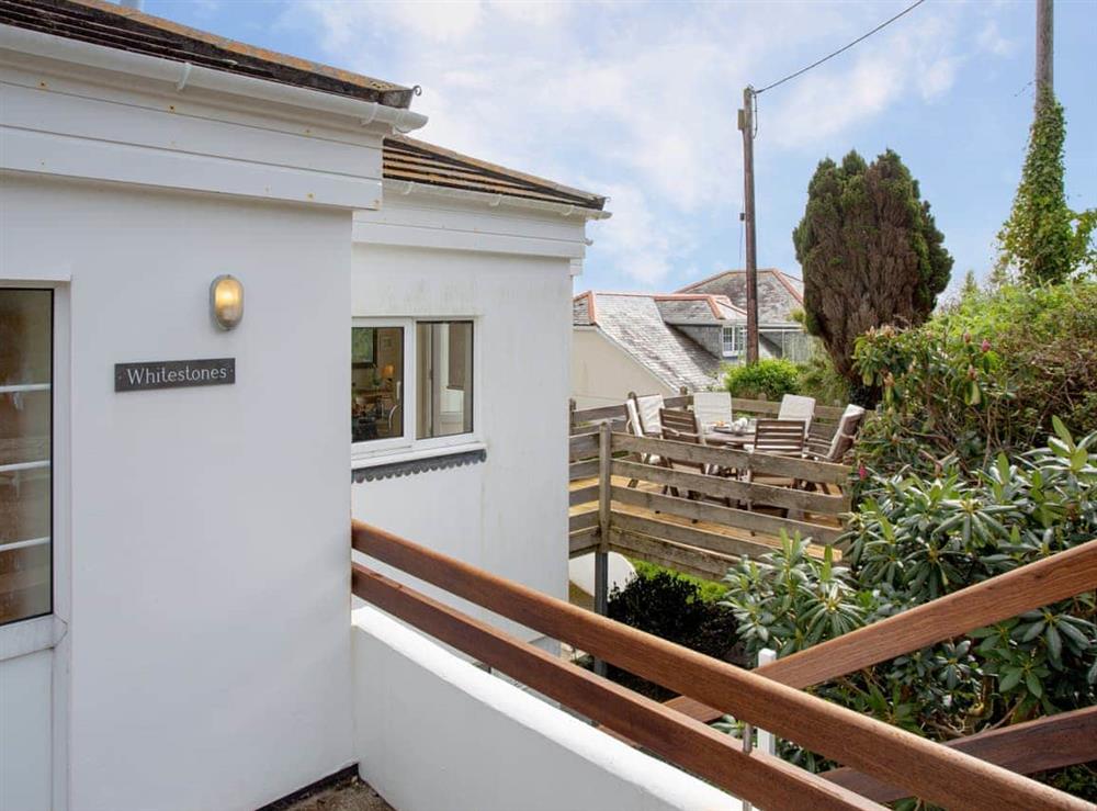 Exterior at Whitestones in St Mawes, Cornwall