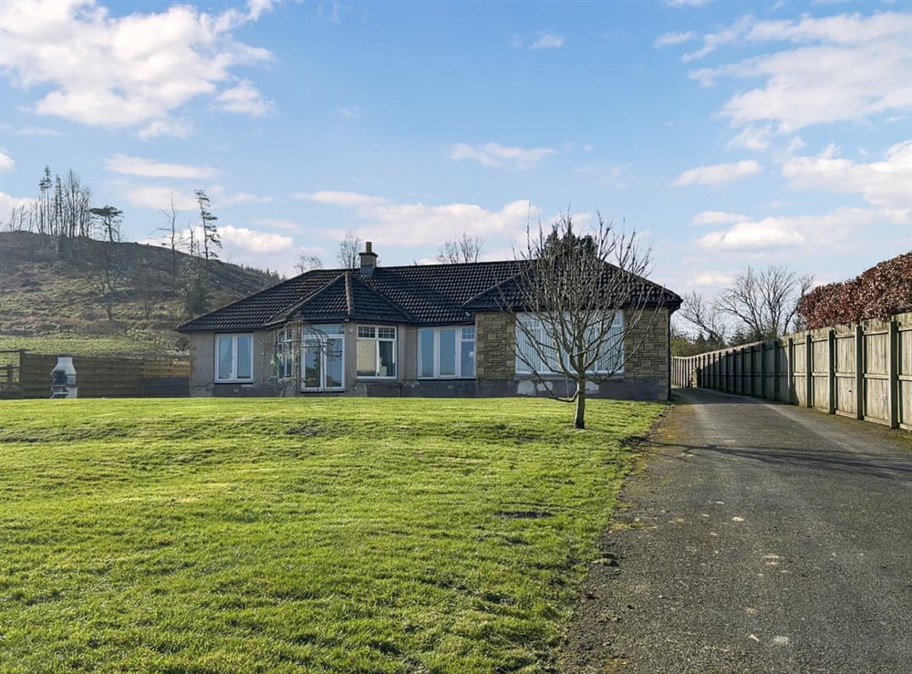 Exterior at Whitlaw Wood Lodge in Hawick, Roxburghshire