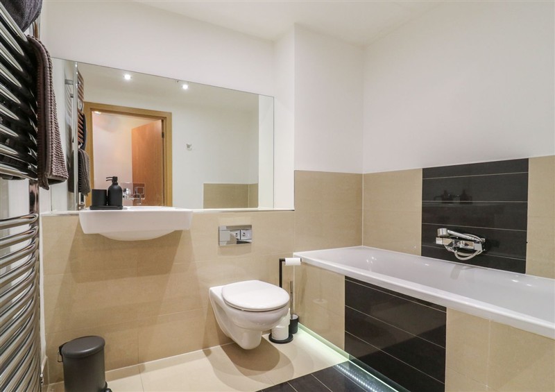 This is the bathroom at Whitstable Bay Getaway, Whitstable