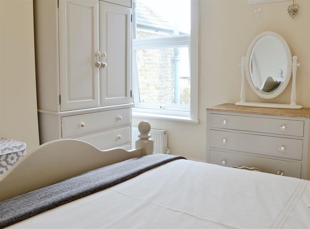 Double bedroom with storage space at Whitstables Pearl in Whitstable, Kent