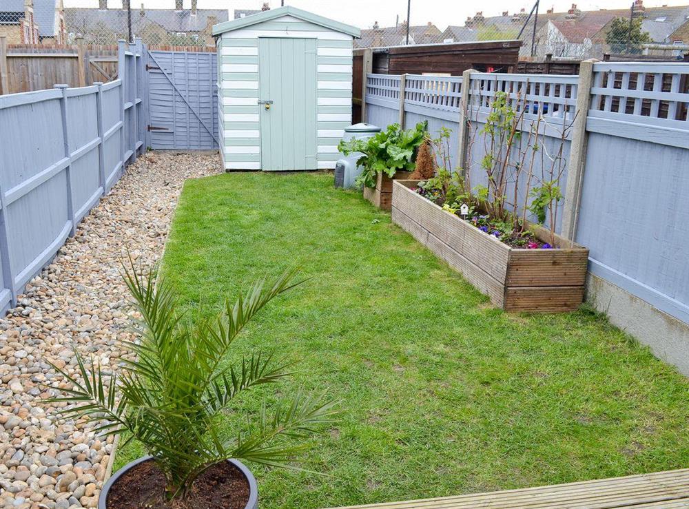 Large lawned garden at Whitstables Pearl in Whitstable, Kent