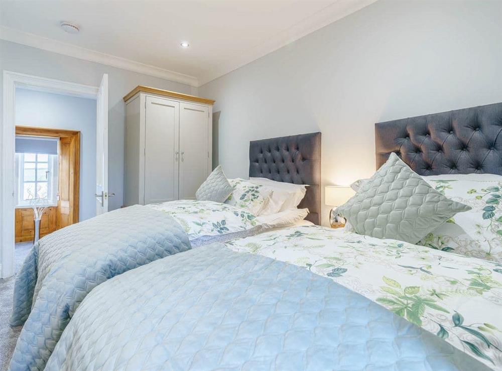 Twin bedroom at Whittle Dene Reservoir House in Stamfordham, near Newcastle-upon-Tyne, Northumberland