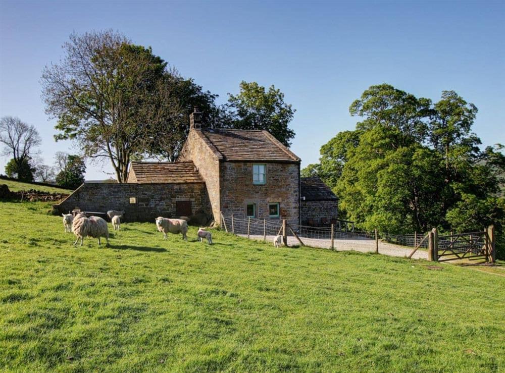 Rural stone built cottage in Nidderdale at Wickwoods in Wath, near Pateley Bridge, North Yorkshire