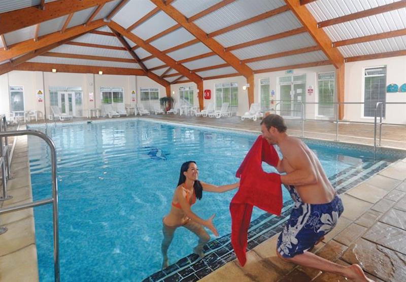 Indoor heated swimming pool (photo number 2) at Widemouth Bay Caravan Park in Widemouth Bay, Bude