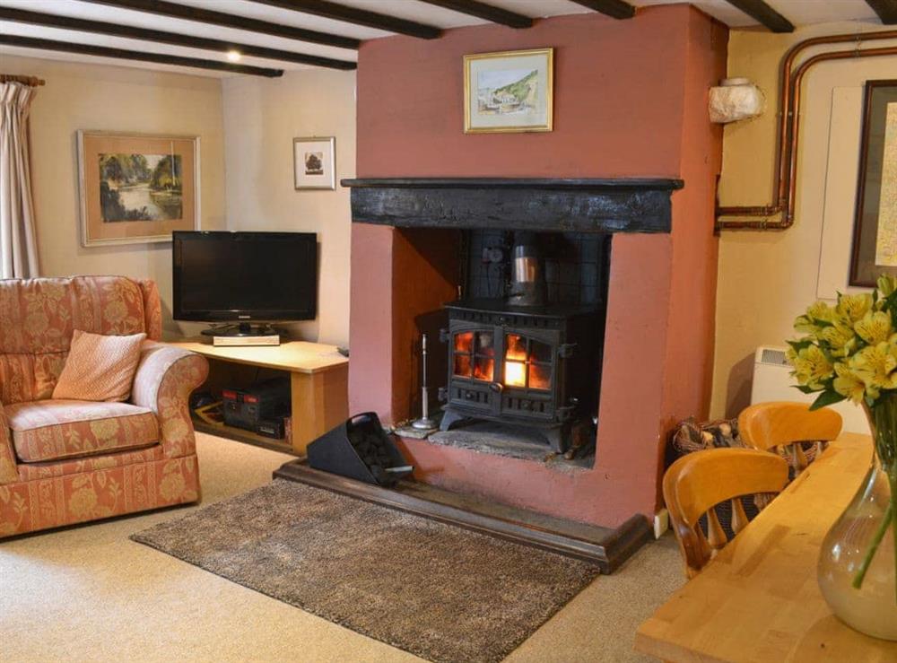 Living room at Widow’s Cottage in Alston, Cumbria