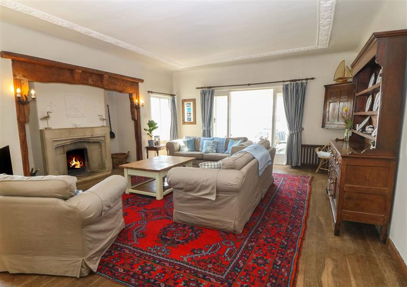Relax in the living area at Wig Carna, Holyhead
