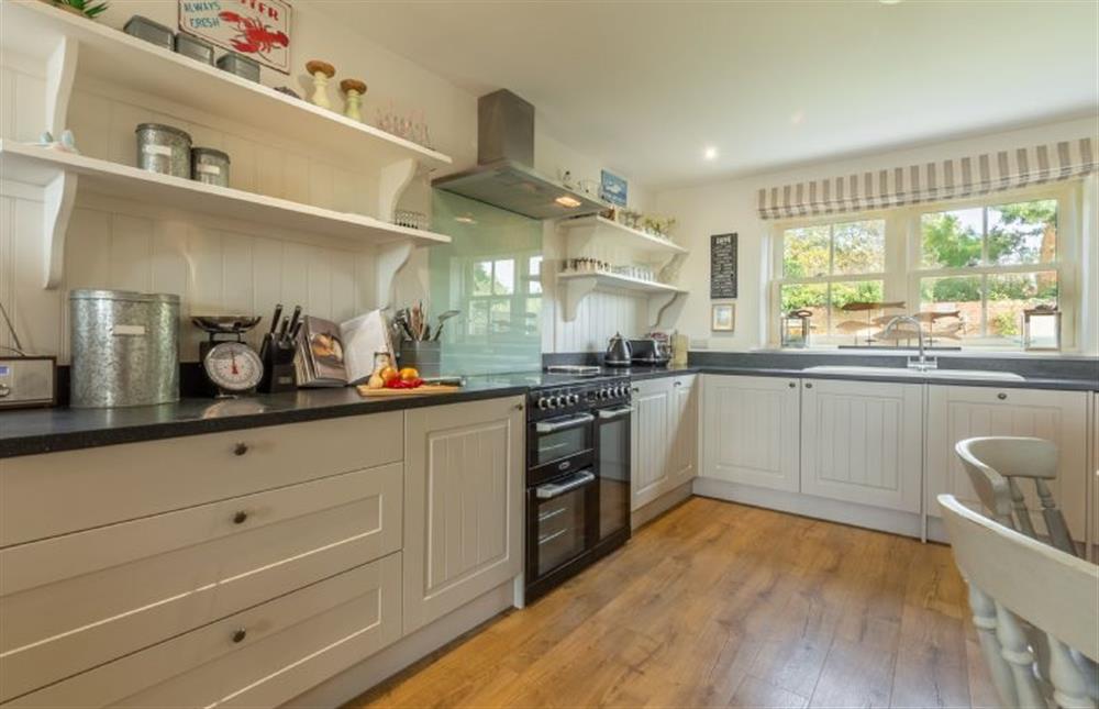 Ground floor: Well-equipped Kitchen at Wigeon Cottage, Thornham near Hunstanton