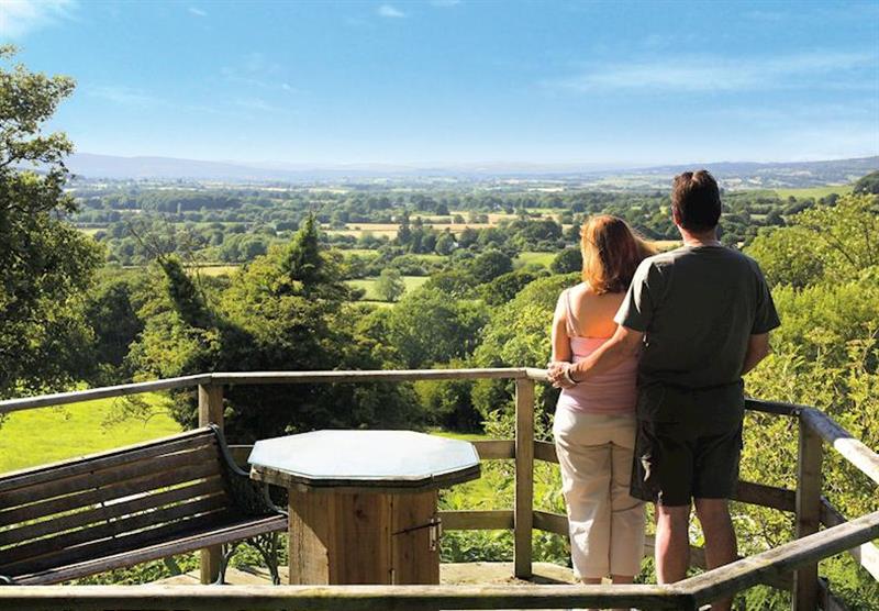 View point at Wigley Orchard in Tenbury Wells, Worcestershire