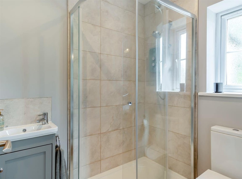 En-suite at Wild Boar Cottage in Sedbergh and the Howgill Fells, Cumbria