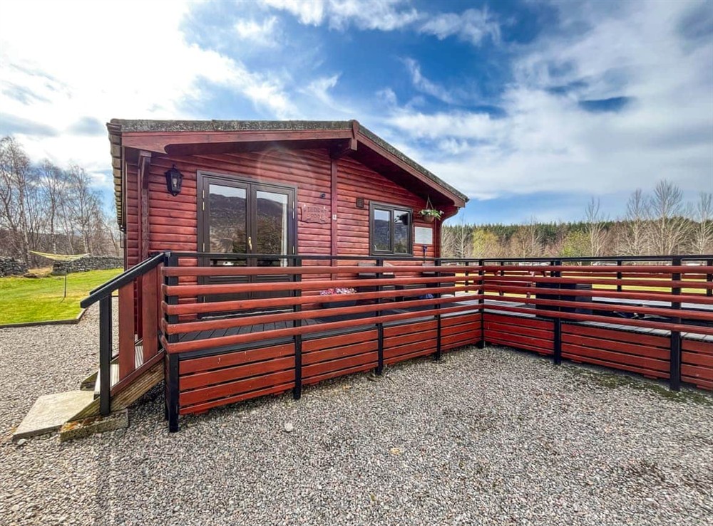 Exterior at Wildcat Lodge in Glendrum, Newtonmore, Inverness-Shire