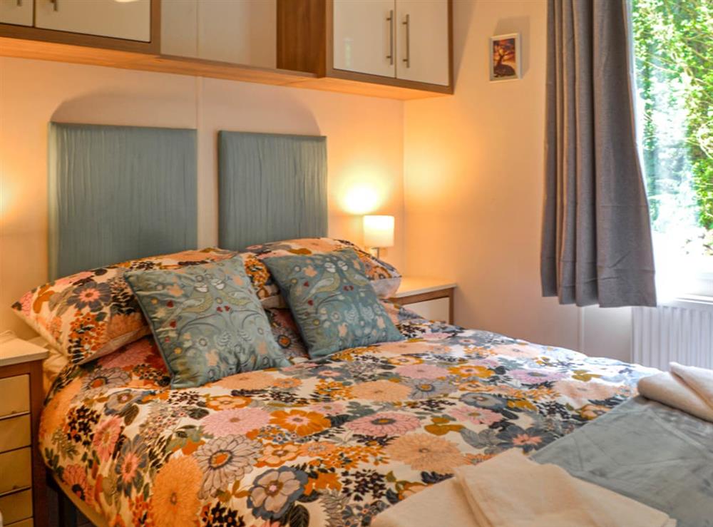 Double bedroom at Wildhaven Lodge in Dalbeattie, Kirkcudbrightshire