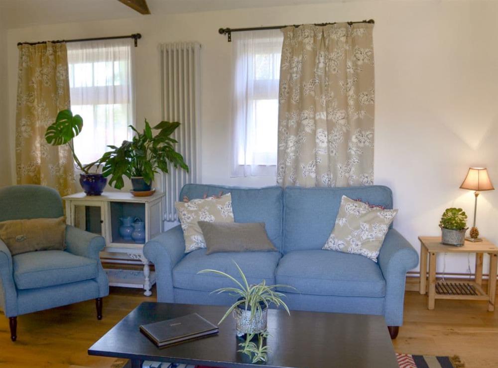 Comfortable living area at Cowslip Cottage, 