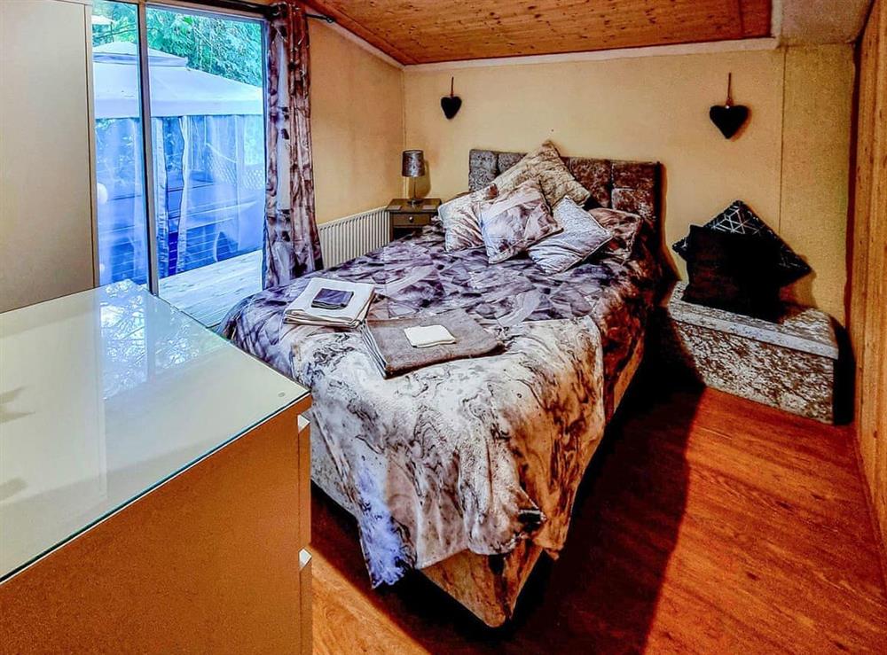 Double bedroom at Wildwood 5 in Beattock, near Moffat, Dumfriesshire