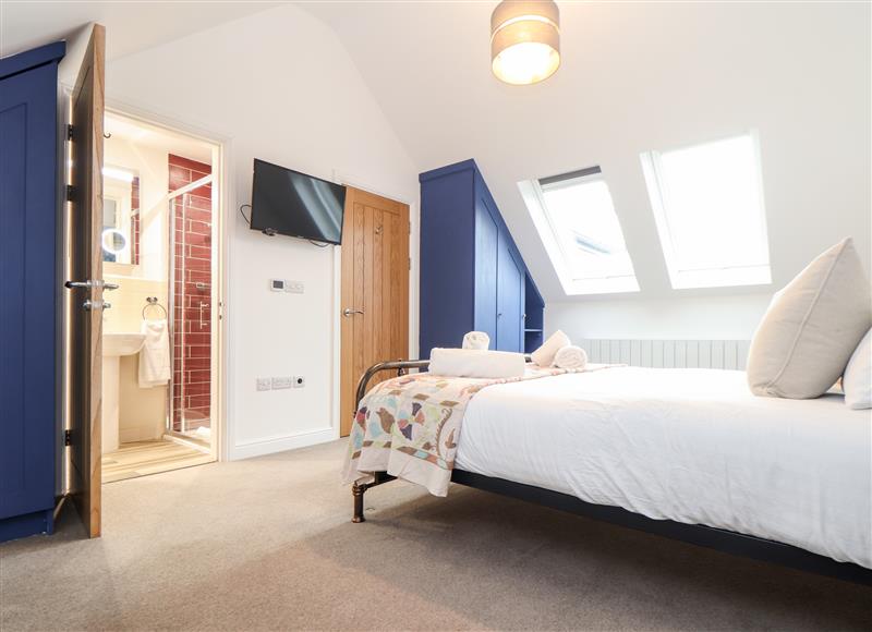 One of the 3 bedrooms at Wildwood, Newquay