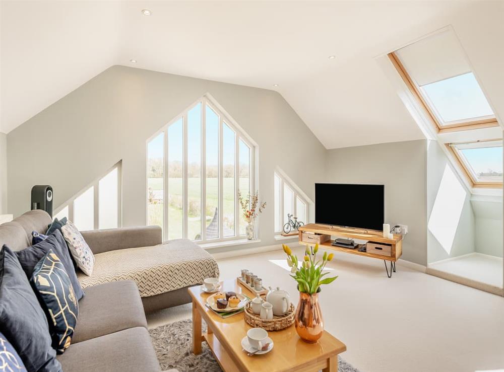 Living area at Willow Barn in Bury St. Edmunds, Suffolk