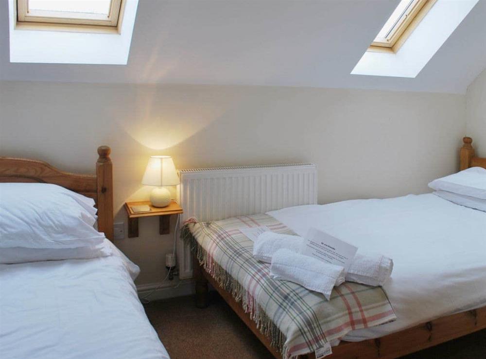 Twin bedroom at Willow Barn in Kirk Langley, near Ashbourne, Derbyshire