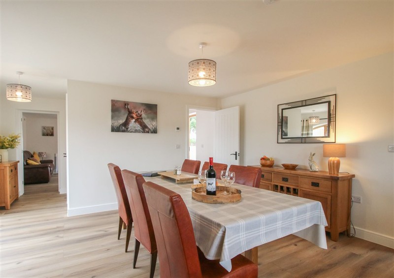 The dining room at Willow Barn, Northwood near Wem