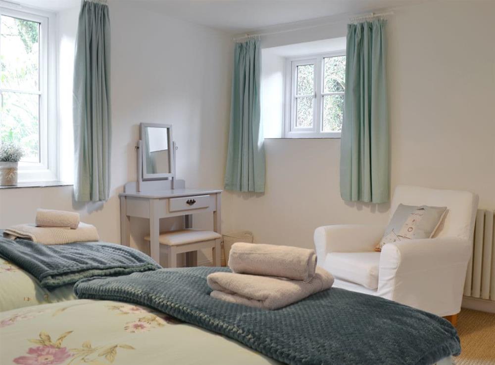 Twin bedroom (photo 2) at Willow Barn in Polmassick, near St Austell, Cornwall
