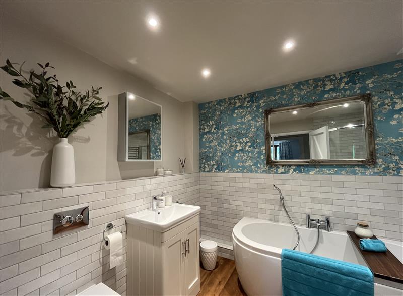 This is the bathroom at Willow Brook, Okeford Fitzpaine