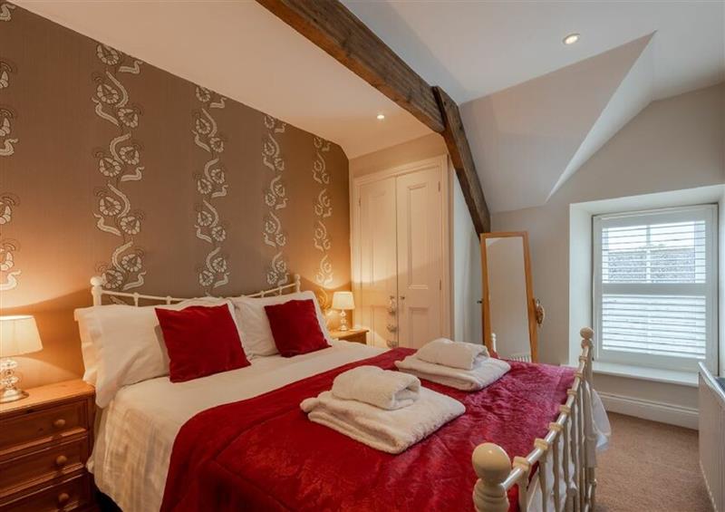 One of the bedrooms at Willow Cottage, Alnmouth