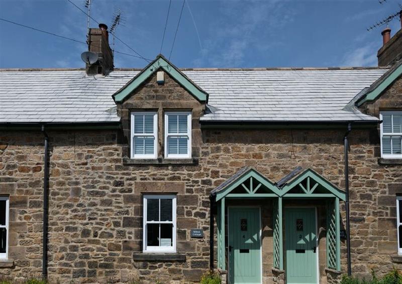 The setting of Willow Cottage at Willow Cottage, Alnmouth