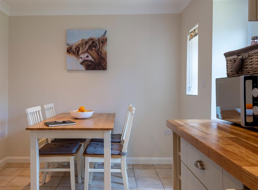 Dining Area at Willow cottage in Barrasford, near Hexham, Northumberland
